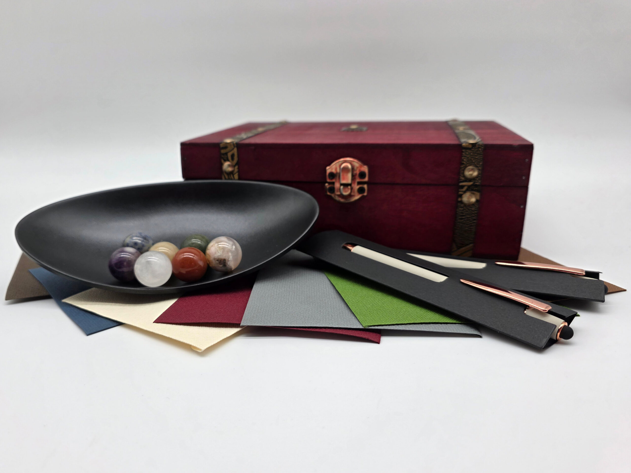 Inhalt der Magie der Momente Box: Momenteschale mit Marmormurmeln